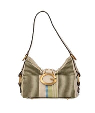 GUESS CAMDEN sac bandouli&egrave;re olives multicolores - Sacs pour Femme - 1