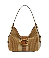 GUESS CAMDEN S sac bandouli&egrave;re COGNAC MULTI - Sacs pour Femme - 1
