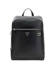 GUESS MONACO Sac &agrave; dos en cuir NOIR - Sacs &agrave; dos pour l'&Eacute;cole & les Loisirs - 1
