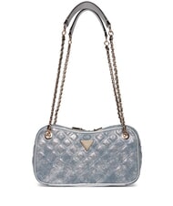 GUESS GIULLY2 sac bandouli&egrave;re denim m&eacute;tallis&eacute; - Sacs pour Femme - 1