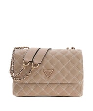 GUESS GIULLY2 Sac bandouli&egrave;re / sac port&eacute; travers moka p&acirc;le - Sacs pour Femme - 1