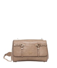 GUESS LEONA sac bandouli&egrave;re BEIGE - Sacs pour Femme - 1