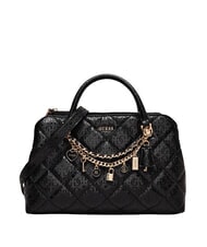 GUESS LIBBY2 Sac &agrave; main avec bandouli&egrave;re NOIR - Sacs pour Femme - 1