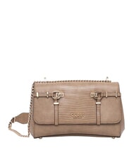 GUESS LEONA Sac bandouli&egrave;re / sac port&eacute; travers BEIGE - Sacs pour Femme - 1