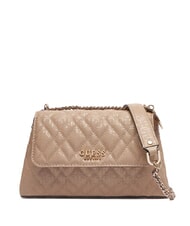 GUESS ISEMAY sac bandouli&egrave;re moka p&acirc;le - Sacs pour Femme - 1
