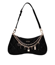 GUESS LIBBY sac bandouli&egrave;re NOIR - Sacs pour Femme - 1