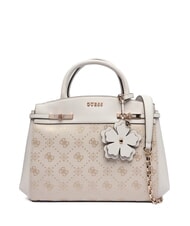 GUESS MELINDA Sac &agrave; main avec bandouli&egrave;re logo blanc cass&eacute; - Sacs pour Femme - 1