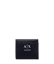 ARMANI EXCHANGE ISABEL portefeuille compact de taille moyenne noir - Portefeuilles Femme - 1