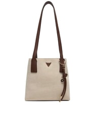 GUESS ALICE sac bandouli&egrave;re naturel/expresso - Sacs pour Femme - 1