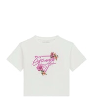 GUESS CROP T-shirt en coton - Tee-shirt enfant
