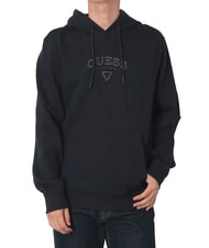 GUESS TEXTURED PATCH LOGO Sweatshirt &agrave; capuche - Pulls molletonn&eacute;s