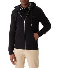 GUESS BASIC Sweat-shirt &agrave; fermeture &eacute;clair int&eacute;grale jetbla - Pulls molletonn&eacute;s - 1