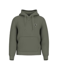 GUESS BASIC Sweatshirt &agrave; capuche plante verte - Pulls molletonn&eacute;s - 1