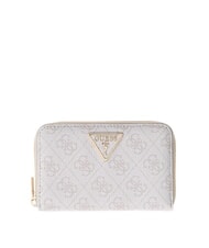 GUESS LAUREL 2 Portefeuille zipp&eacute; moyen avec logo 4G logo en os - Portefeuilles Femme - 1