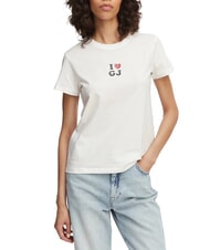 GUESS JEANS I LOVE T-shirt en coton - T-shirt
