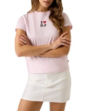 GUESS JEANS I LOVE T-shirt en coton - T-shirt
