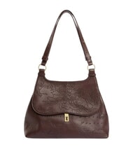 ALVIERO MARTINI PRIMA CLASSE ANTIQUE GEO Sac bandouli&egrave;re en cuir Chocolat - Sacs pour Femme - 1