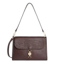 ALVIERO MARTINI PRIMA CLASSE GOLDEN COIN MESSENGER Sac bandouli&egrave;re, avec bandouli&egrave;re Chocolat - Sacs pour Femme - 1