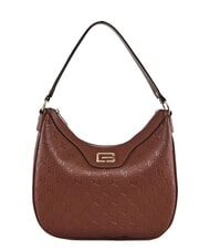 GAUD&Igrave; LEA Sac bandouli&egrave;re Hobo, avec bandouli&egrave;re MARRON - Sacs pour Femme - 1
