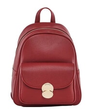 GAUD&Igrave; EVELYN Sac &agrave; dos avec poche avant ROUGE - Sacs pour Femme - 1