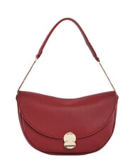 GAUD&Igrave; EVELYN Sac bandouli&egrave;re avec logo en m&eacute;tal ROUGE - Sacs pour Femme - 1