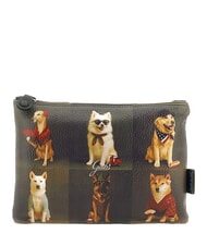 GABS BEYONCE Pochette en cuir avec bandouli&egrave;re chiens gris du monde entier - Sacs pour Femme - 1