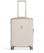 ECHOLAC DINASTY VLX Chariot &agrave; bagages &agrave; main blanc amande - Valises cabine - 1