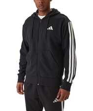 ADIDAS 3 STRIPES Sweat-shirt zipp&eacute; &agrave; capuche - Pulls molletonn&eacute;s
