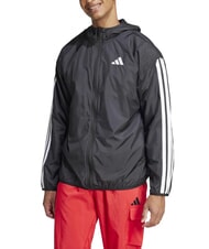 ADIDAS 3 STRIPES veste de sport &agrave; capuche noir - Vestes pour hommes - 1