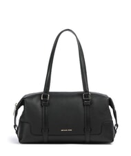 MICHAEL KORS TEDDI Sac bandouli&egrave;re en cuir noir - Sacs pour Femme - 1