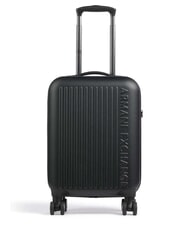 ARMANI EXCHANGE MAUI Chariot &agrave; bagages &agrave; main noir - Valises cabine - 1
