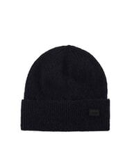 GAUD&Igrave; LEO Chapeau &agrave; revers bleu - Bonnets - 1