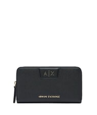 ARMANI EXCHANGE ISABEL Portefeuille Zip Around noir - Portefeuilles Femme - 1
