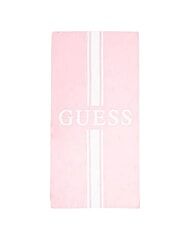 GUESS LOGO serviette de plage en coton rose joyeux - Accessoires Voyage - 1