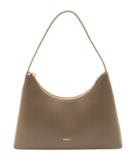 FURLA DIAMANTE Sac bandouli&egrave;re en cuir acajou - Sacs pour Femme - 1