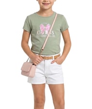 GUESS KID T-shirt en coton matcha l&eacute;ger - Tee-shirt enfant - 1