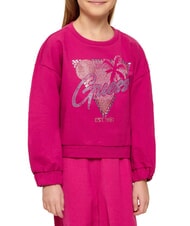 GUESS KID Sweat-shirt en coton pour filles - B&eacute;b&eacute; Sweat