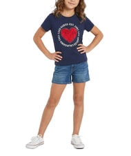 GUESS KID T-shirt pour fille bleu secret - Tee-shirt enfant - 1