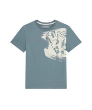 GUESS KID T-shirts pour enfants sarcelle poussi&eacute;reuse - Tee-shirt enfant - 1