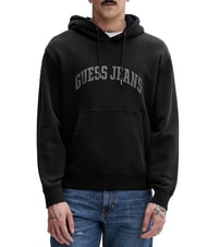 GUESS JEANS REG Sweatshirt &agrave; capuche noir de jais multi - Pulls molletonn&eacute;s - 1