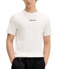 GUESS JEANS RIBBED T-shirt en coton - T-shirt
