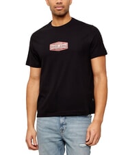 GUESS JEANS REGISTRED TRADEMARK T-shirt en coton jetbla - T-shirt - 1