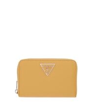 GUESS LAUREL 2 portefeuille zipp&eacute; de taille moyenne ambre - Portefeuilles Femme - 1