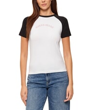 GUESS JEANS RAGLAN T-shirt en coton - T-shirt