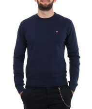 NAPAPIJRI DROZ pull &agrave; col rond blu marine - Pulls pour hommes - 1