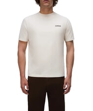NAPAPIJRI S-SMALL BOX SS T-shirt en coton beige clair - T-shirt - 1