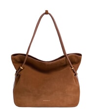 COCCINELLE LIZZIE SUED.BIM sac bandouli&egrave;re en daim Cognac - Sacs pour Femme - 1