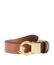 COCCINELLE C-ME BICOLOR  Ceinture en cuir r&eacute;versible - Ceintures