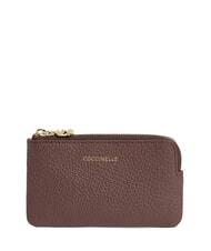 COCCINELLE C-ME SOFTY  &Eacute;tui &agrave; cl&eacute;s/porte-monnaie en cuir baie - Portefeuilles Femme - 1