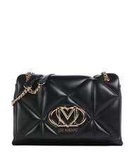 LOVE MOSCHINO EMBOSSED QUILTED sac bandouli&egrave;re Noir - Sacs pour Femme - 1